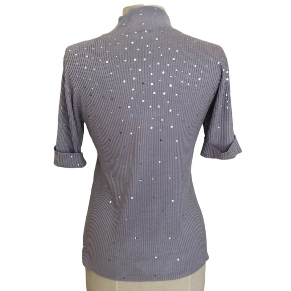 Palm Dreams Palm Desert Ribbed High Neck Top - Picture 5 of 9